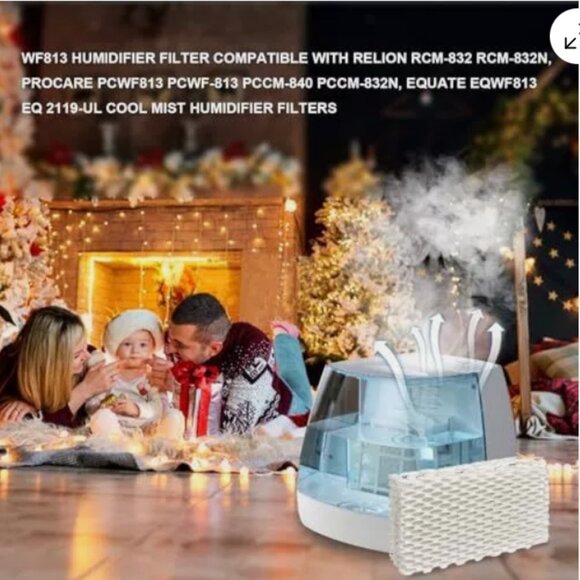 WF813 Humidifier Filters for Relion Think Crucial 4 Pack Humidifier Filters - Picture 2 of 9